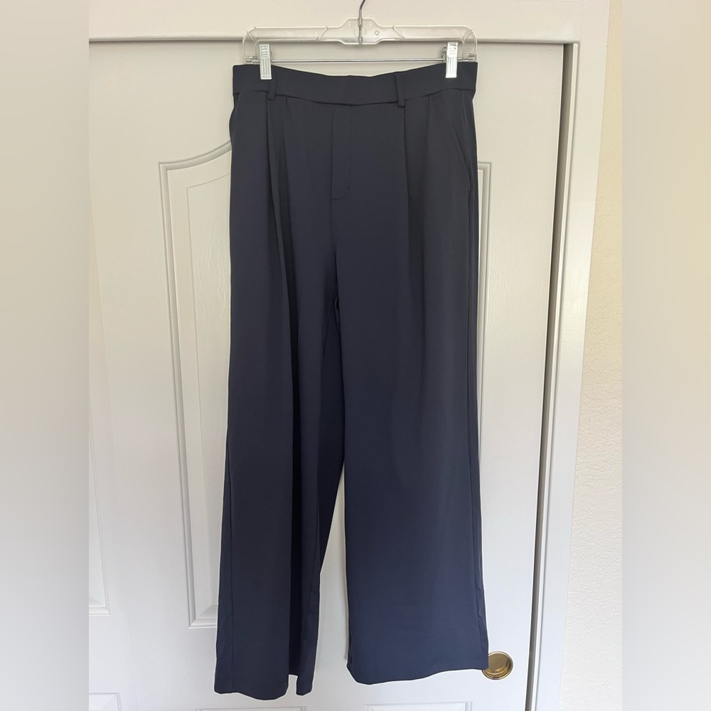 Halara Straight Leg Pants, Blue, Large